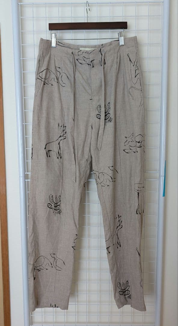 16日までの販売【WRYHT/ライト】アニマル ドローイングパンツ