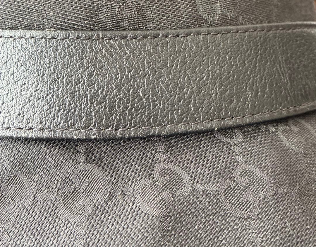 GUCCI グッチ ブラック GGパターン バケットハット XL 帽子