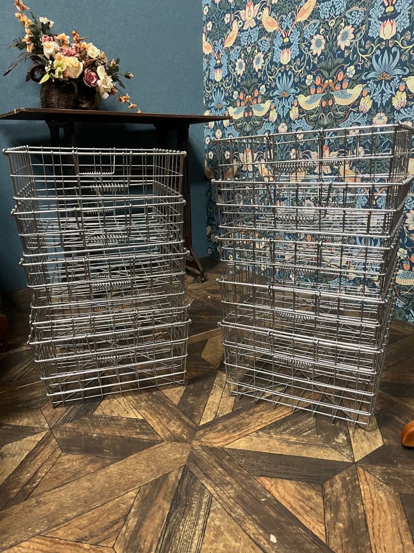 masakitnk0731 ＊学校 給食かご ステンレス 12個セット