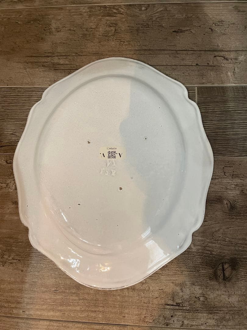 アスティエドヴィラット bac/プレート 2枚セット　花リム