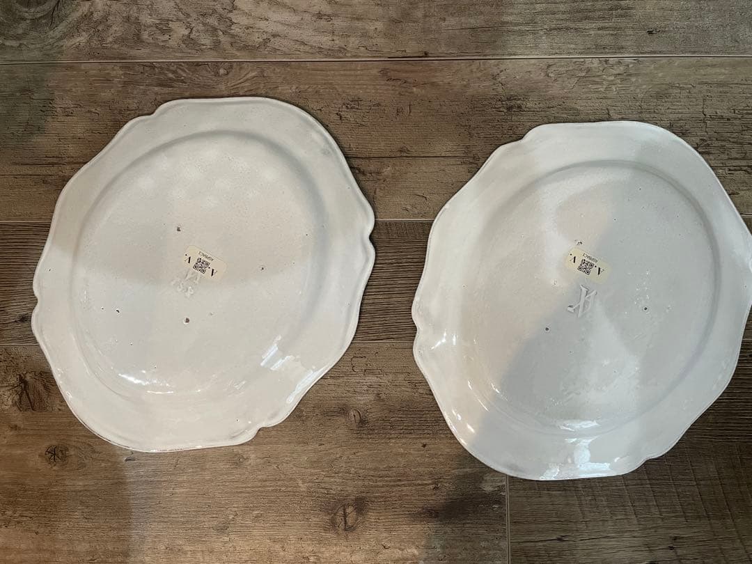 アスティエドヴィラット bac/プレート 2枚セット　花リム