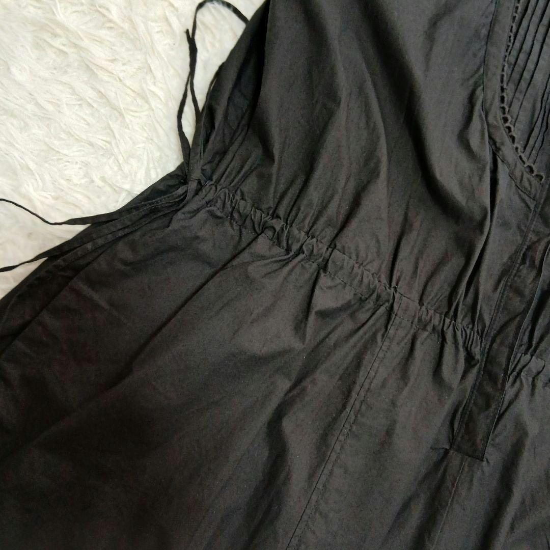 【美品】【Curensology】24SSコットンレースオールインワン　ブラック