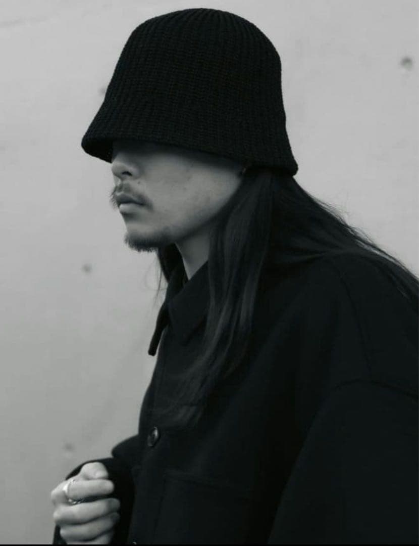 帽子 COOTIE / Knit Crusher Hat -Black