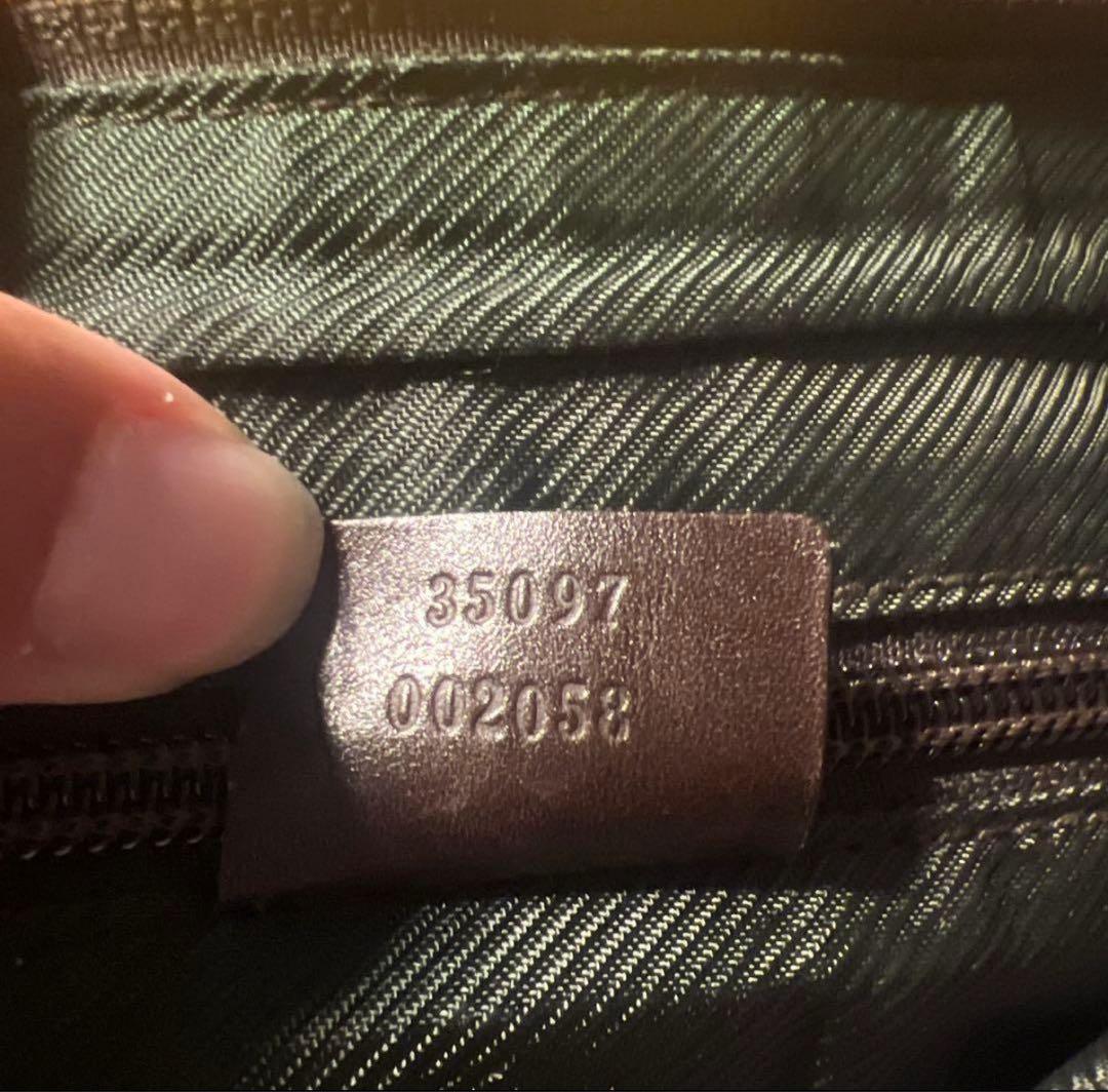 90s gucci グッチ ショルダーバッグ GG ダークブラウン ビンテージ