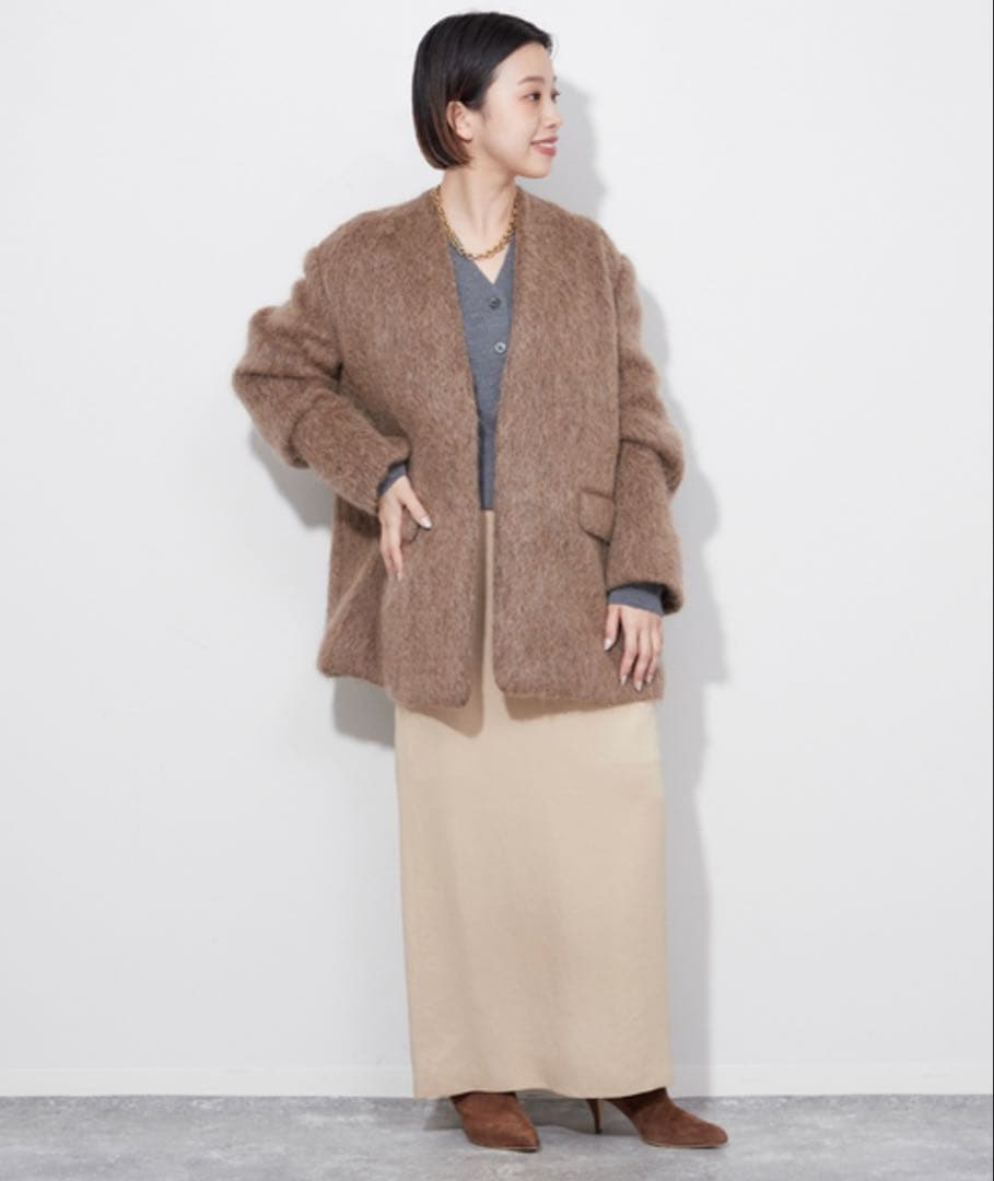 タグ付き⚐ plage R’IAM シャギー コート ジャケット 36