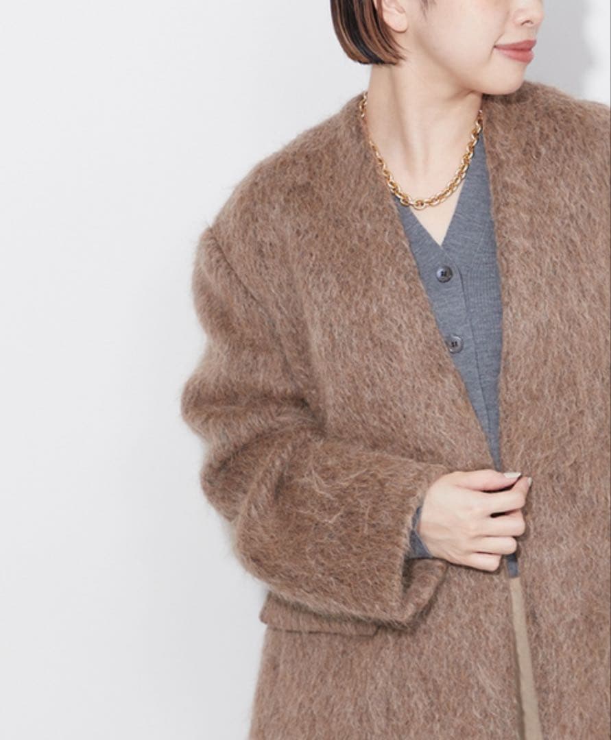 タグ付き⚐ plage R’IAM シャギー コート ジャケット 36