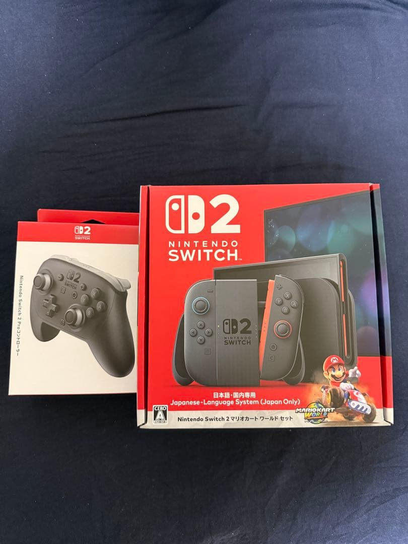 【新品未開封】Nintendo Switch 2 マリオカートセット＋プロコン2