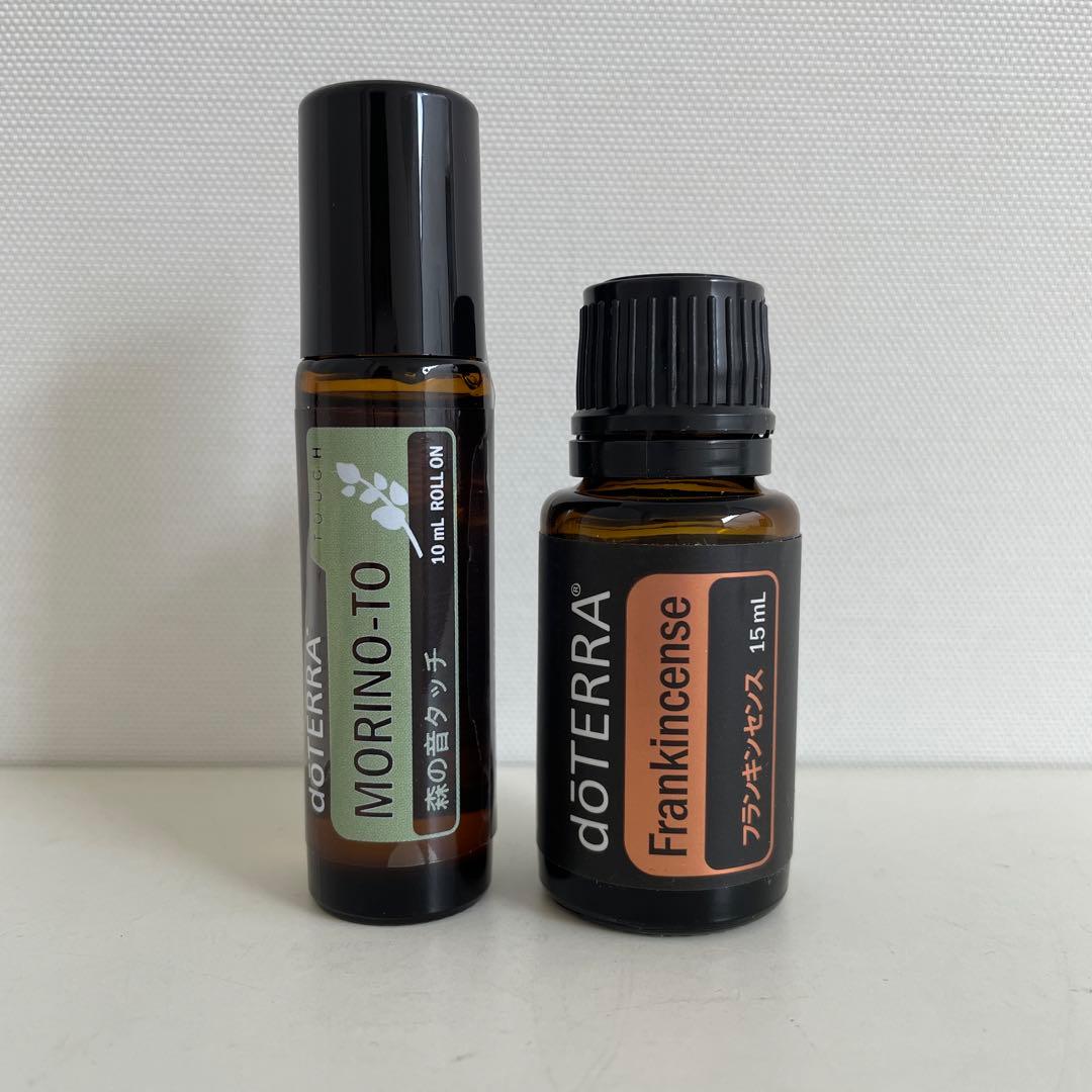 doTERRA フランキンセンス 15mL & 森の音タッチ10mL ロールオン