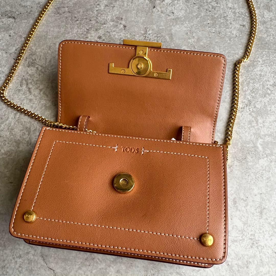 【中古王様】TOD'S Tタイムレス 2way ショルダーバッグ ベルトバッグ