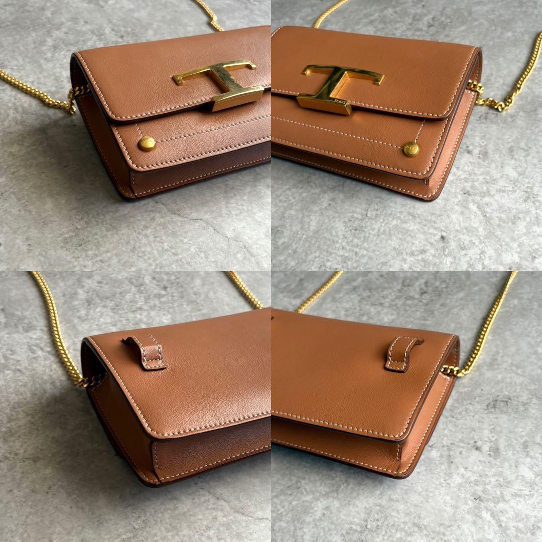 【中古王様】TOD'S Tタイムレス 2way ショルダーバッグ ベルトバッグ