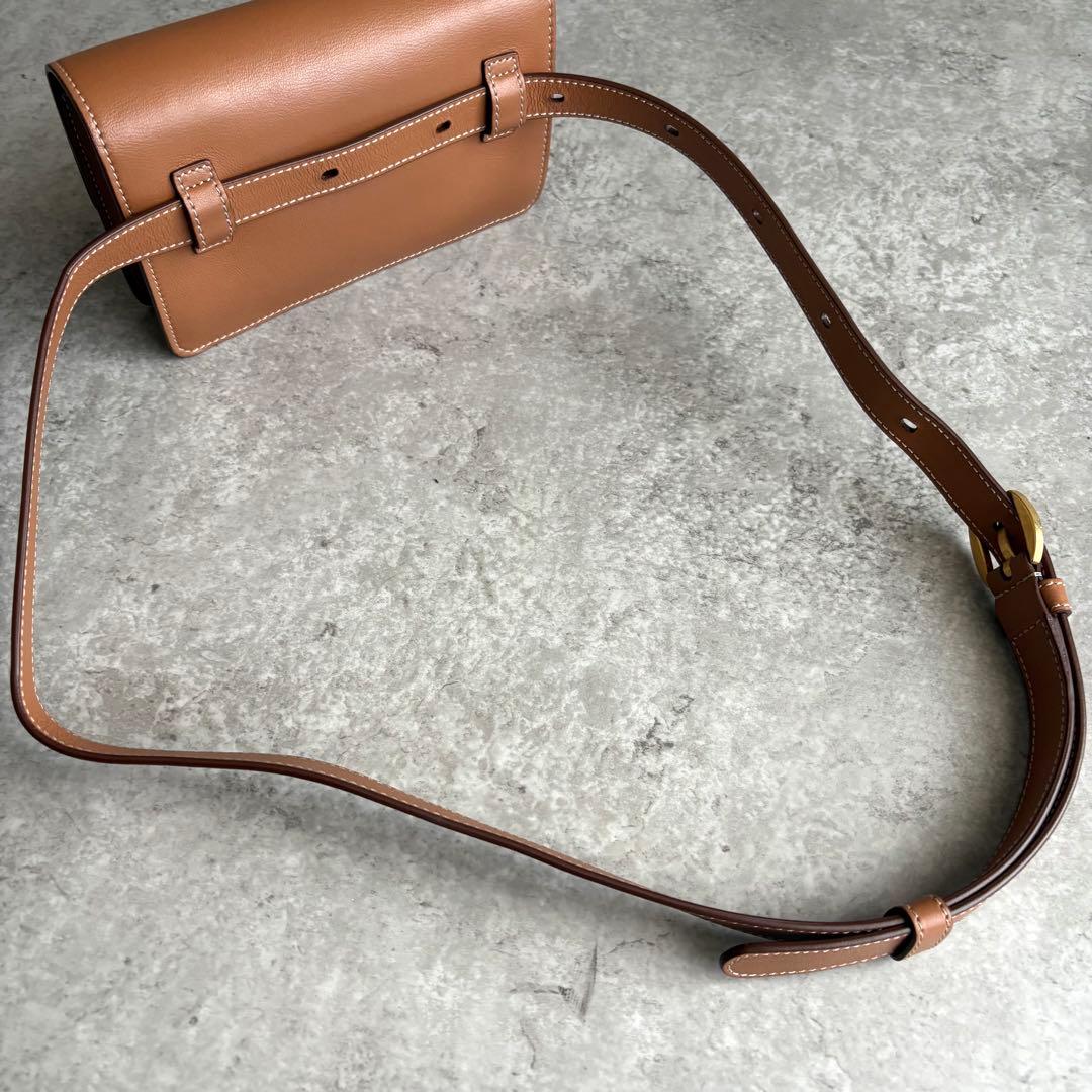 【中古王様】TOD'S Tタイムレス 2way ショルダーバッグ ベルトバッグ