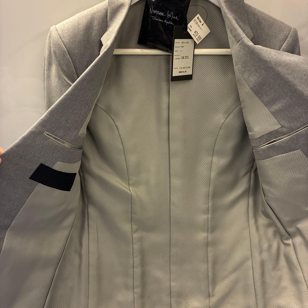 【美品！タグ付き！】Number (N) グレー スーツ サイズ2