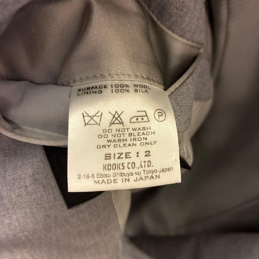 【美品！タグ付き！】Number (N) グレー スーツ サイズ2