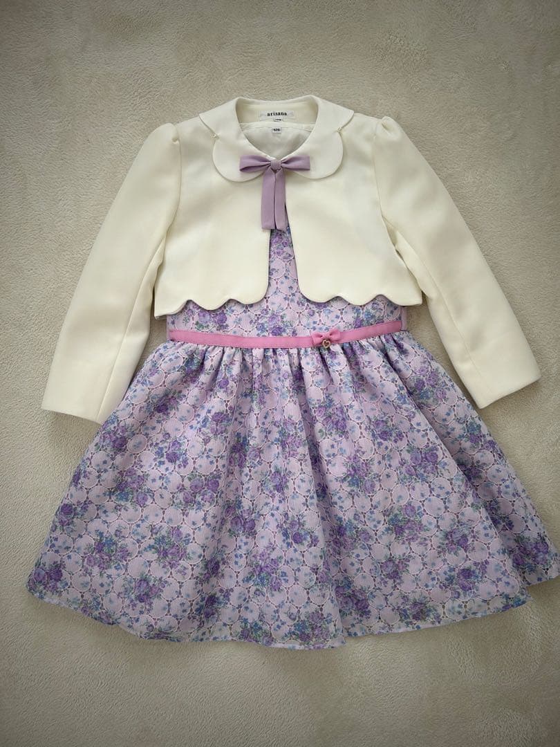 アリサナ　ジュリエット　ワンピースジャケットコサージュブラウス