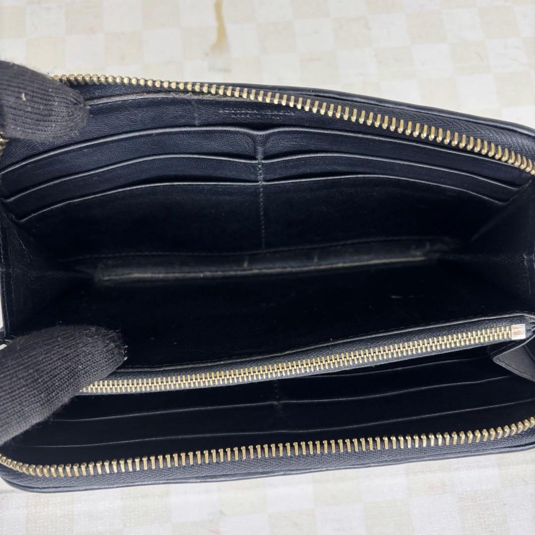 美品　BOTTEGA ボッテガ　長財布　ラウンドファスナー　M46