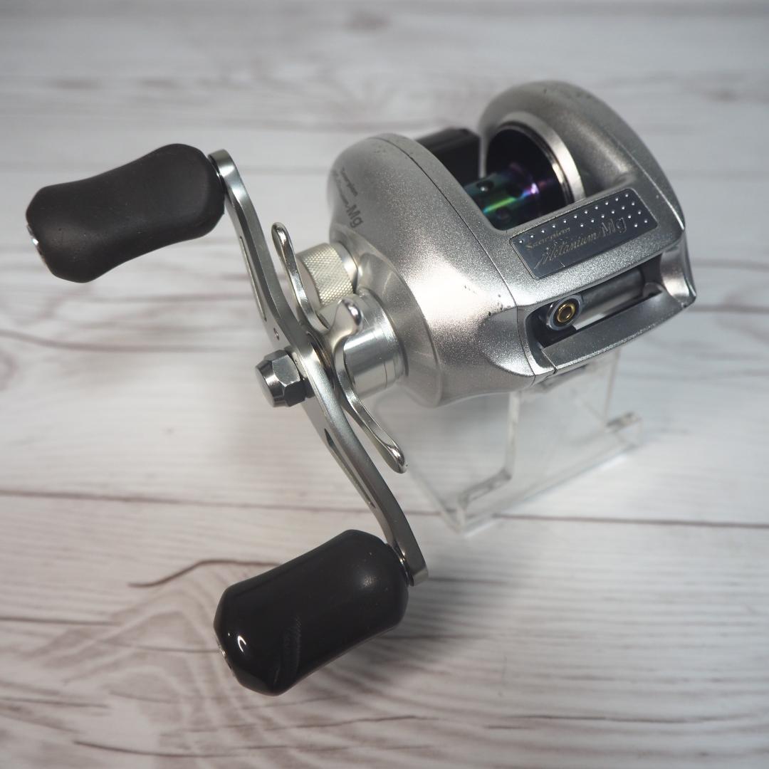 ⬇️ 00メタニウムMg 全分解整備済 オフセットハンドル シマノ メタマグ①