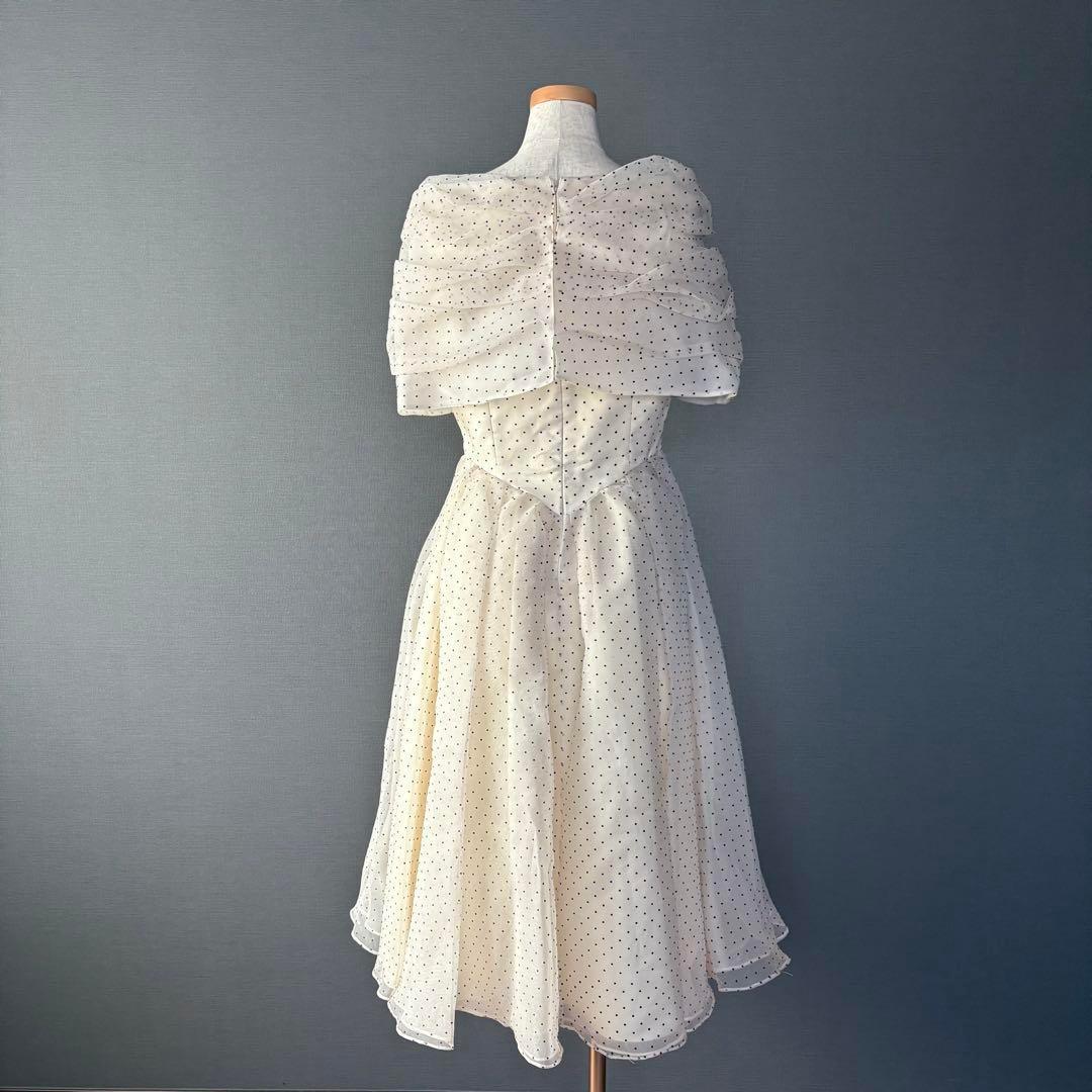 YUKI TORII パーティードレス 結婚式 演奏会 オフショルダー ドット