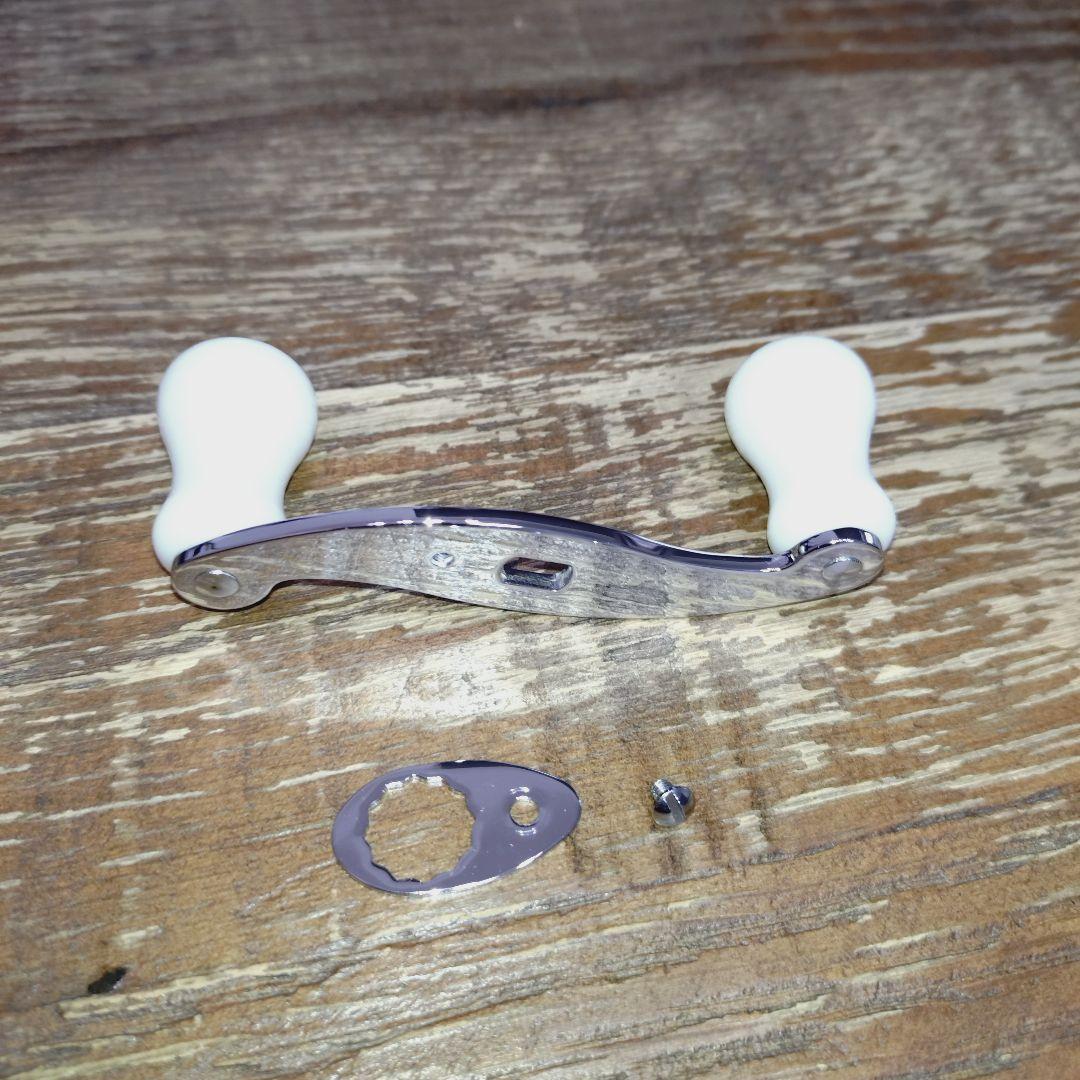 ズイール　パワーアップハンドル　シルバー✕ホワイトノブ