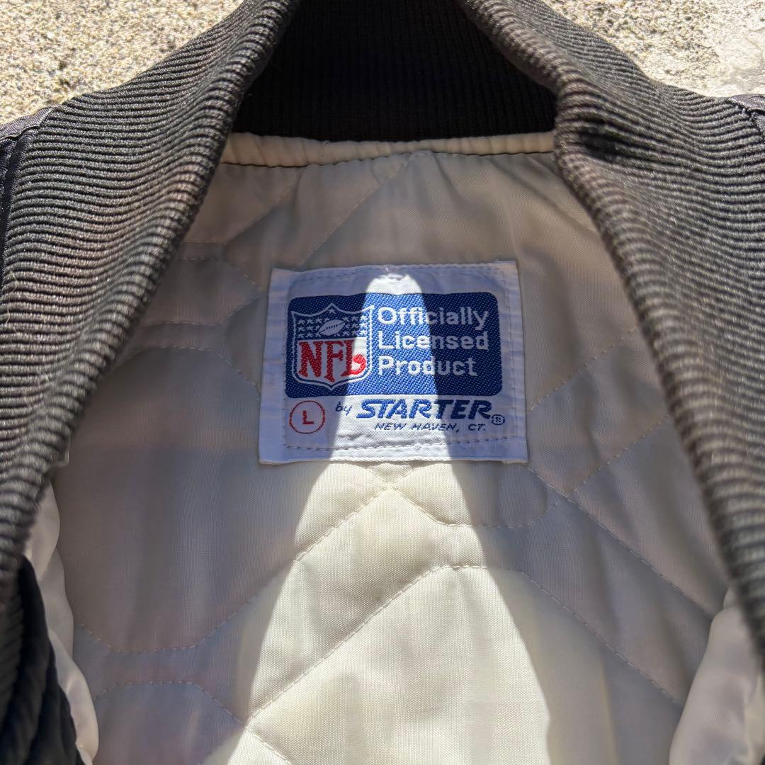 80s 90s STARTER RAIDERS スタジャン USA製 L