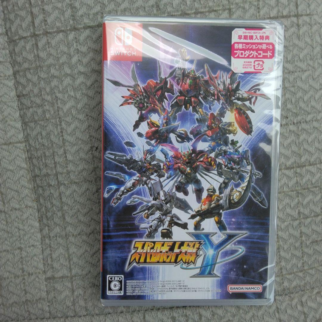 寝*ฅ様 Switch スーパーロボット大戦Y 新品未開封
