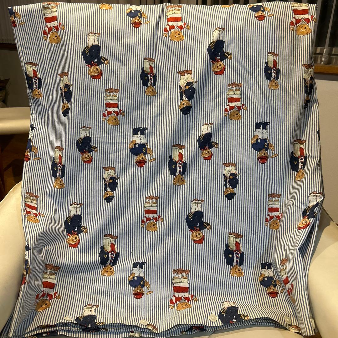 Ralph Lauren ラルフローレン　掛け布団カバー Sサイズ　ポロベアー