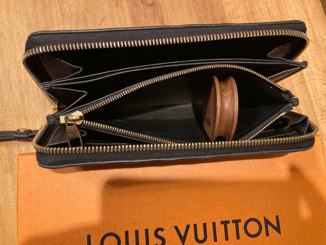ルイヴィトンジッピーウォレット モノグラムアンプラント ノワール
