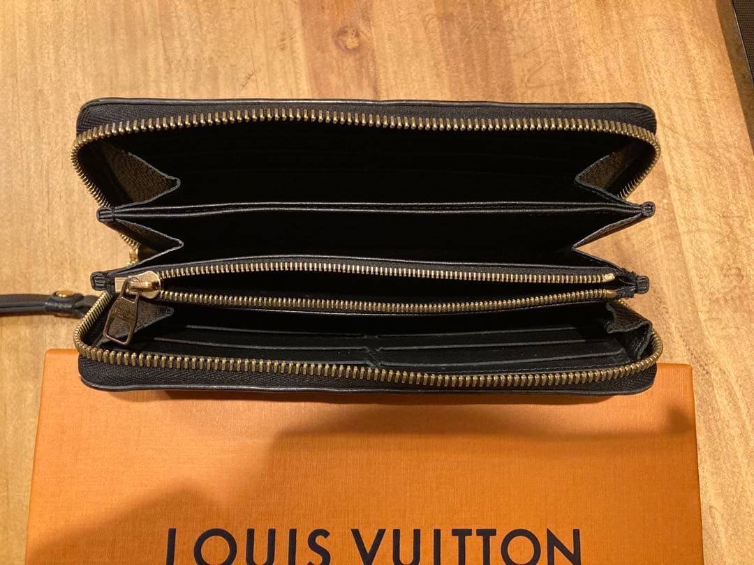 ルイヴィトンジッピーウォレット モノグラムアンプラント ノワール