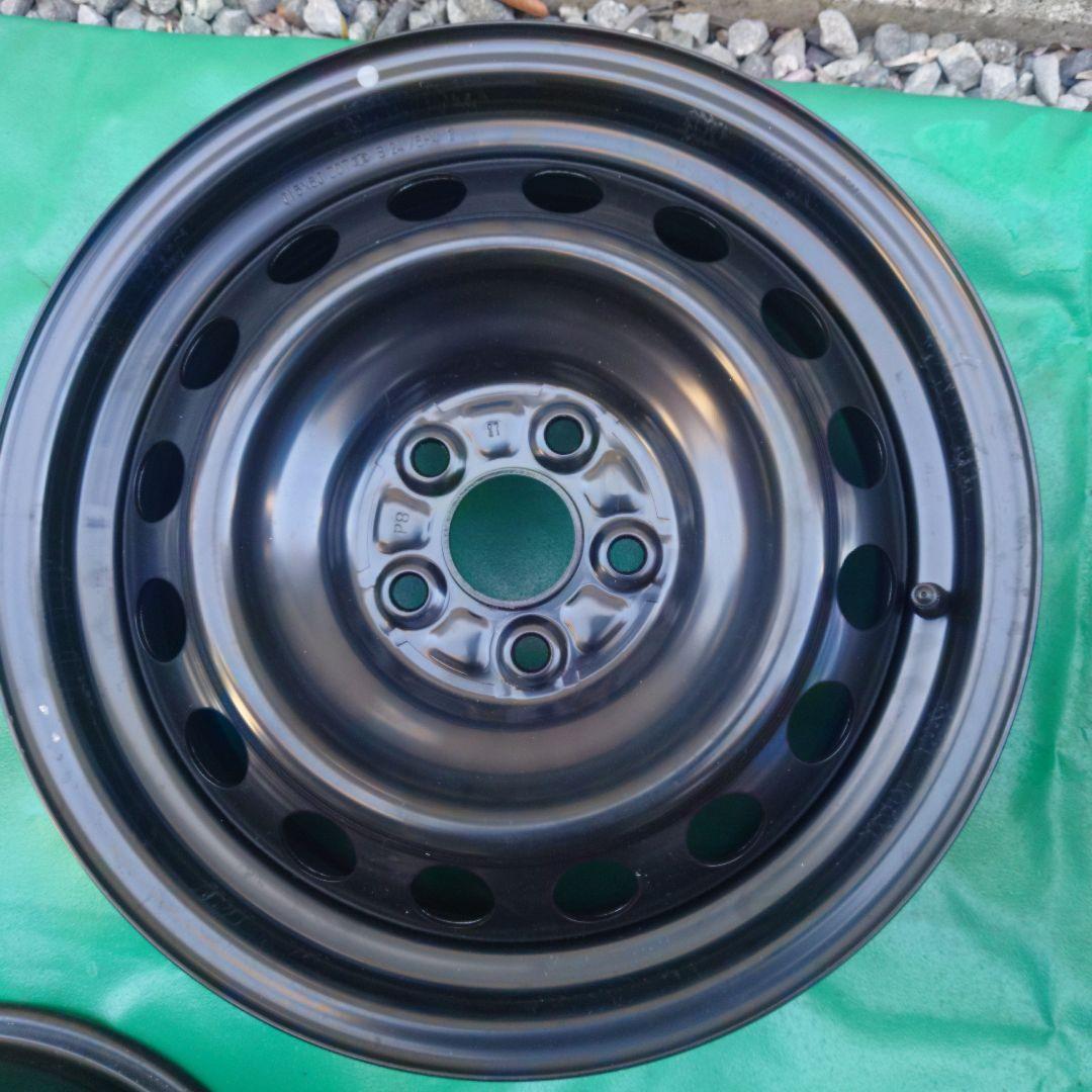 トヨタ　カローラツーリング純正　鉄ホイール　新車外し