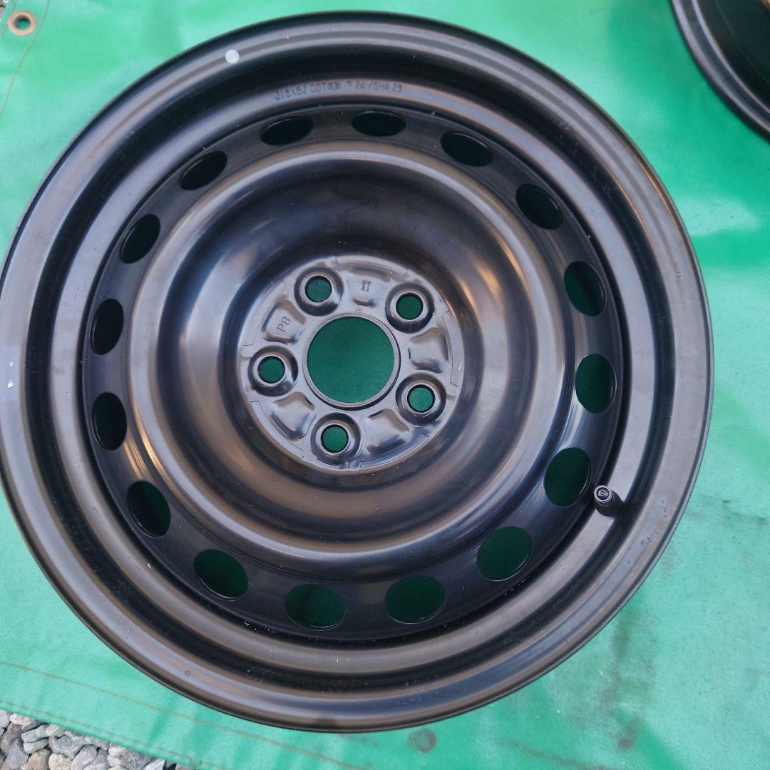 トヨタ　カローラツーリング純正　鉄ホイール　新車外し