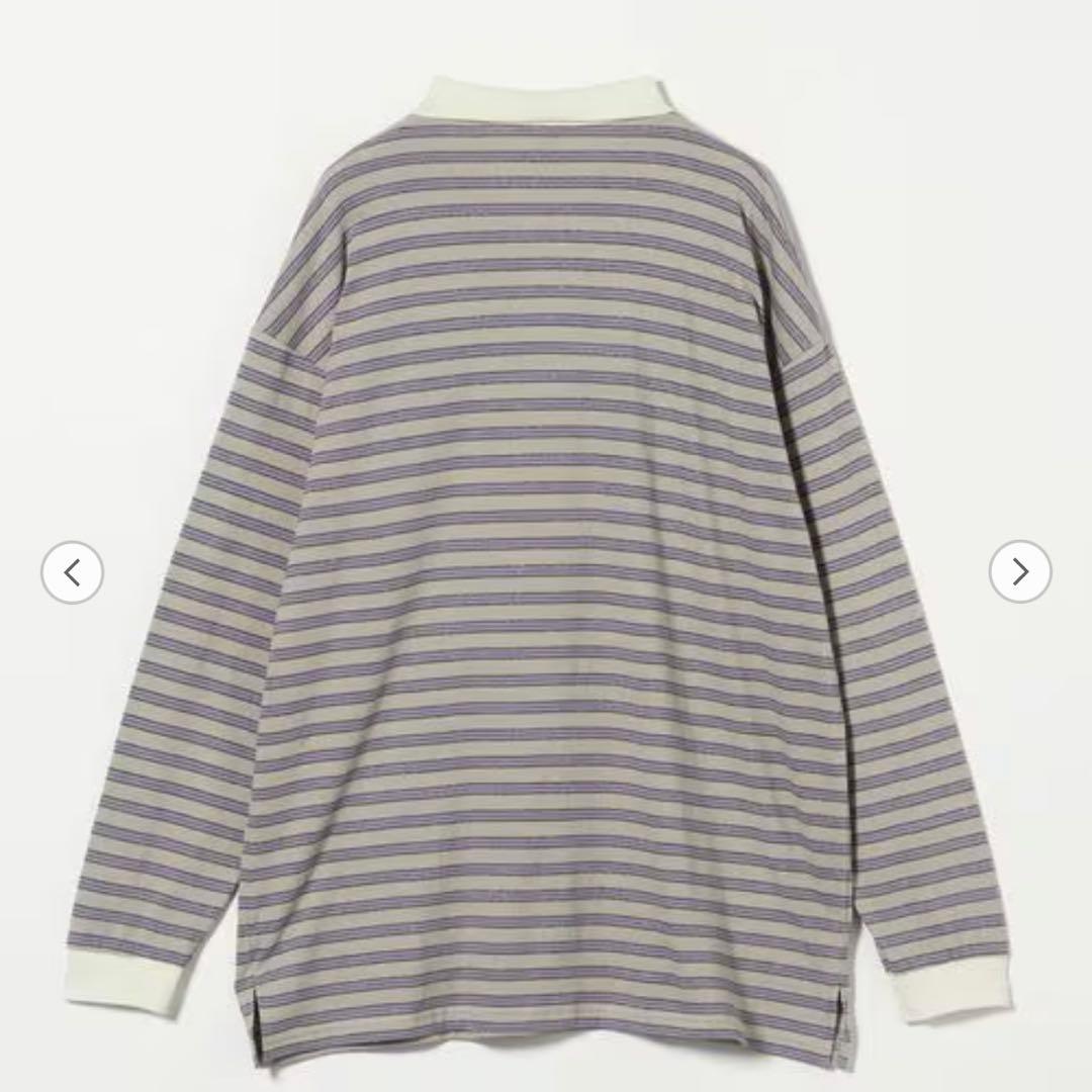 25AW 最新6 ROKU コットン ボーダー ラガー トップス シャツ ポロ