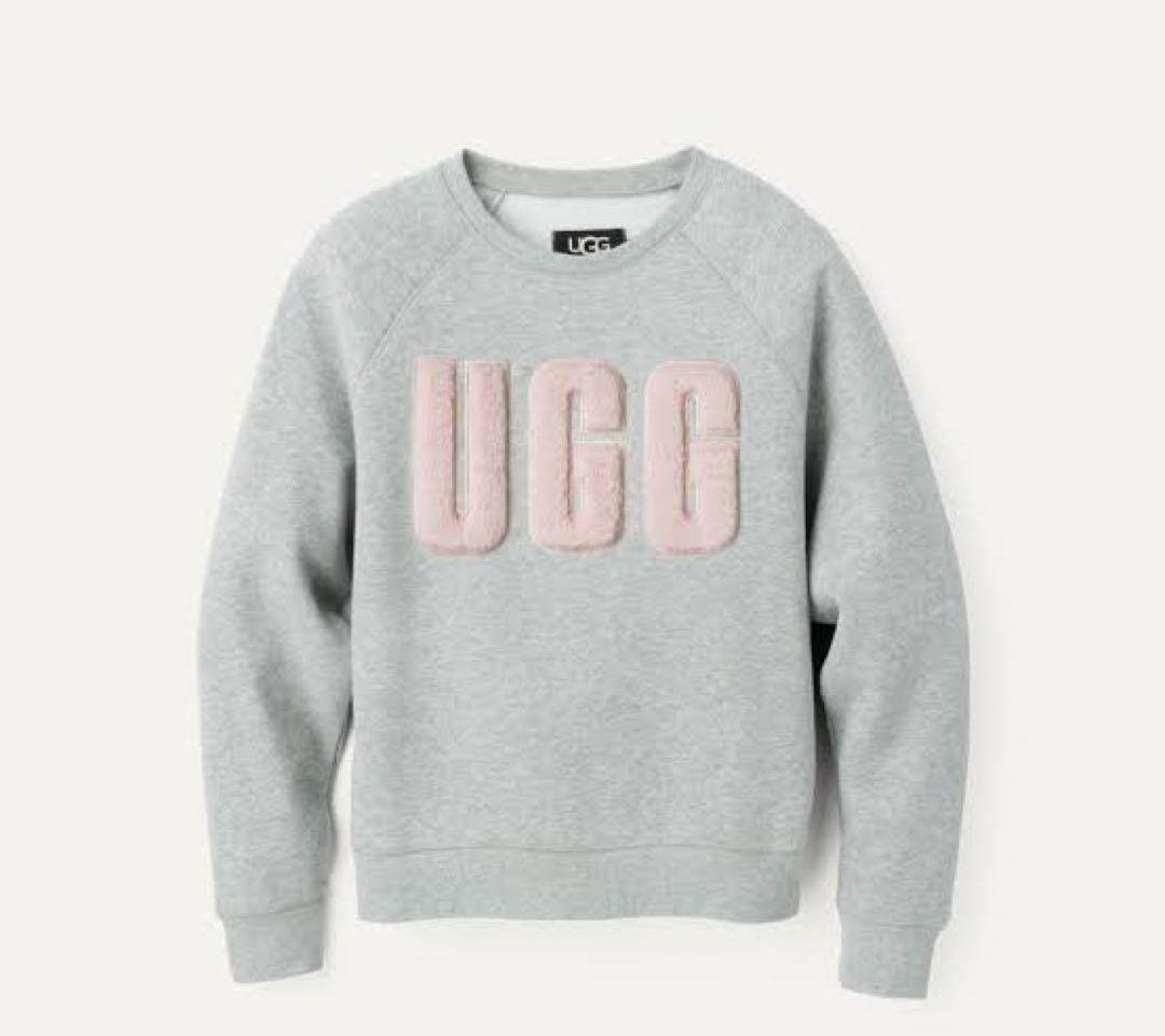 UGG グレー ロゴスウェット