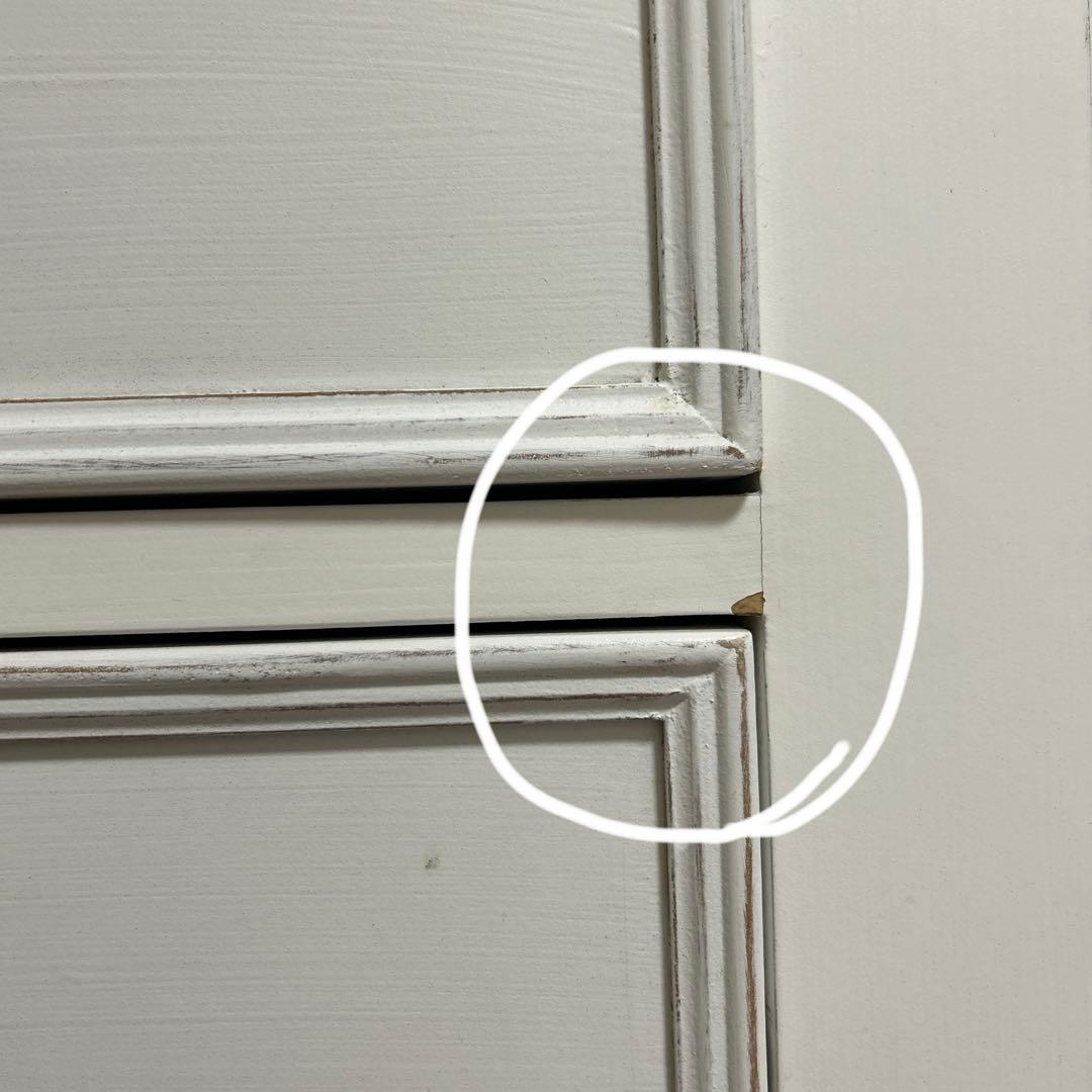 kino White Furniture 4段チェスト