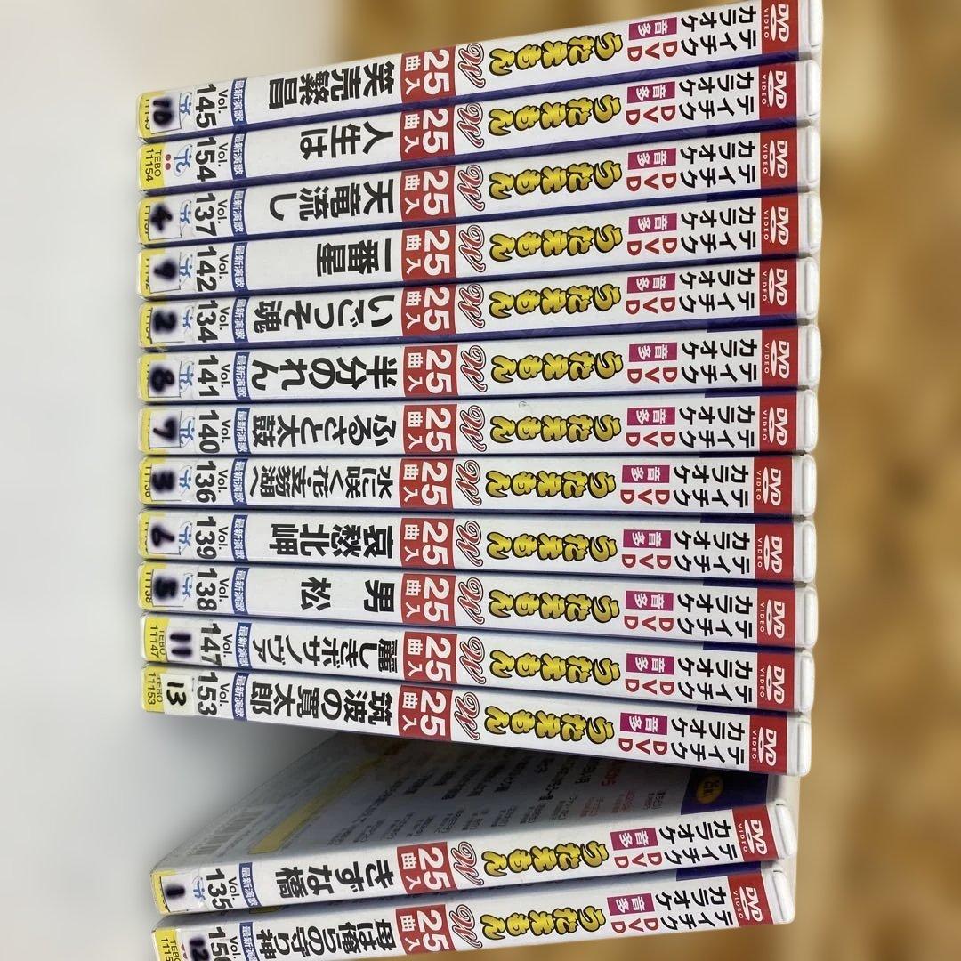 うたえもんＷ　テイチクDVDカラオケ 25曲収録セット　14巻おまとめ　(J25