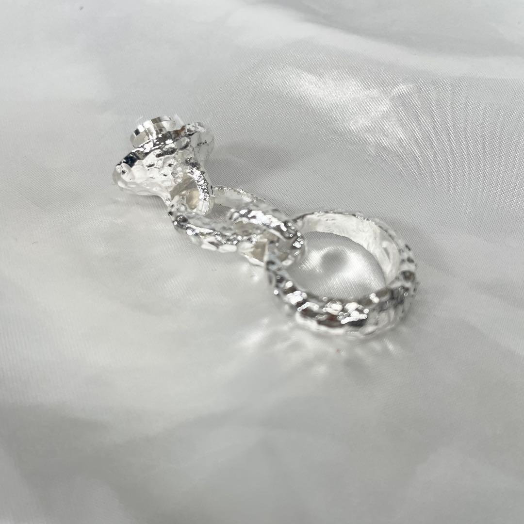 TSTSTS 財布 レザー カービング 黒 ライダース バイカーズ