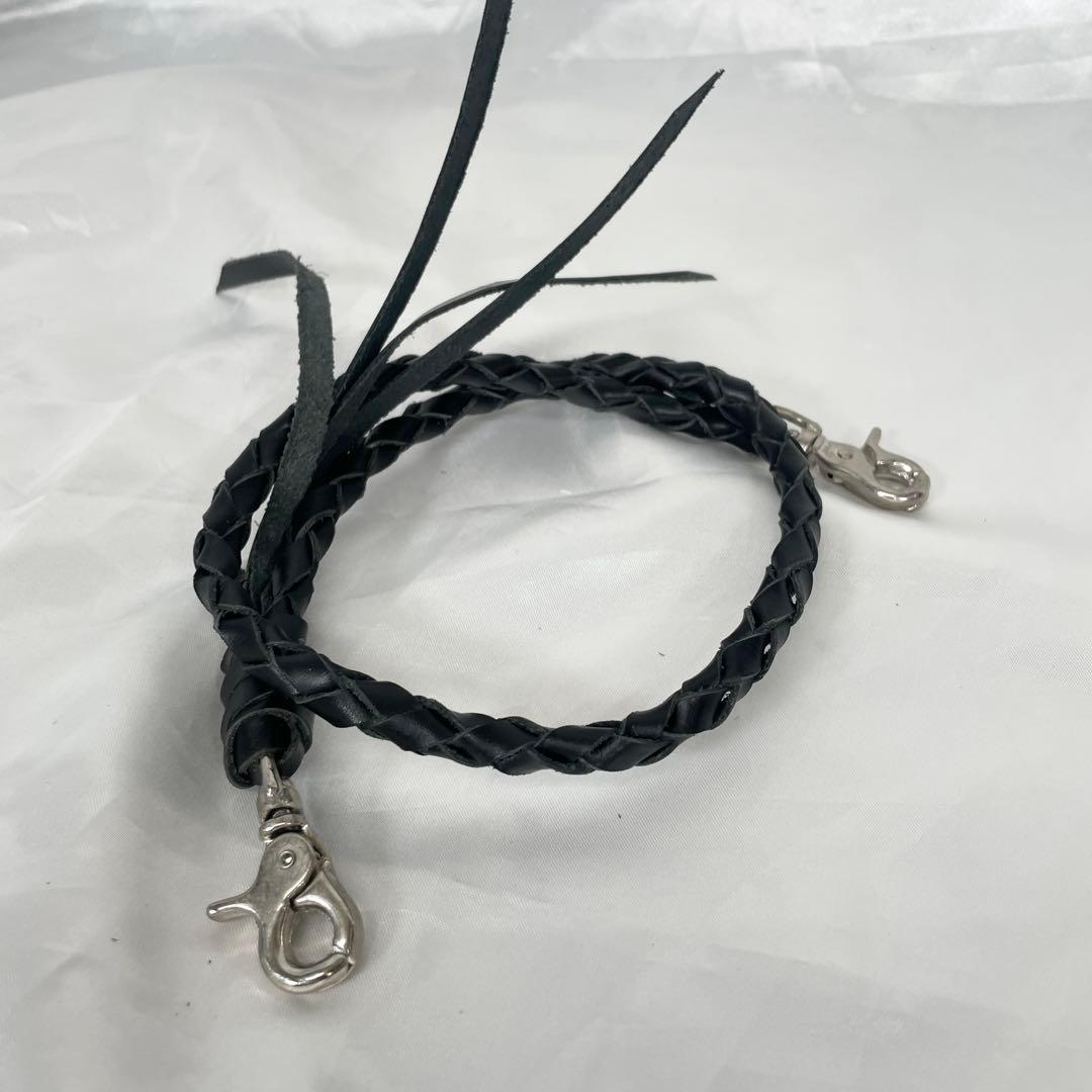 TSTSTS 財布 レザー カービング 黒 ライダース バイカーズ