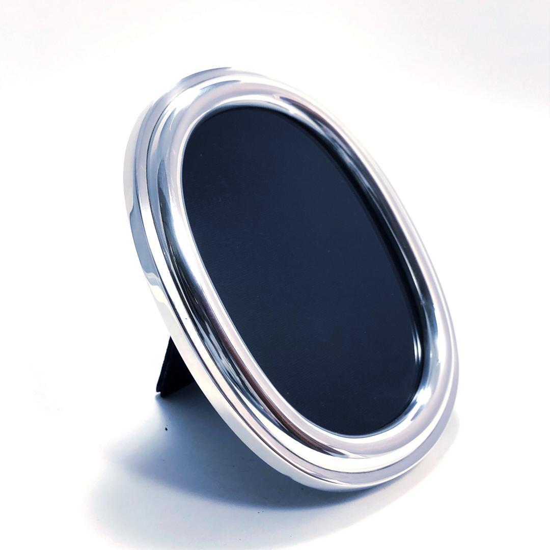 【美品・ケース付き】ジョージジェンセン／オーバル型 フォトフレーム SV925