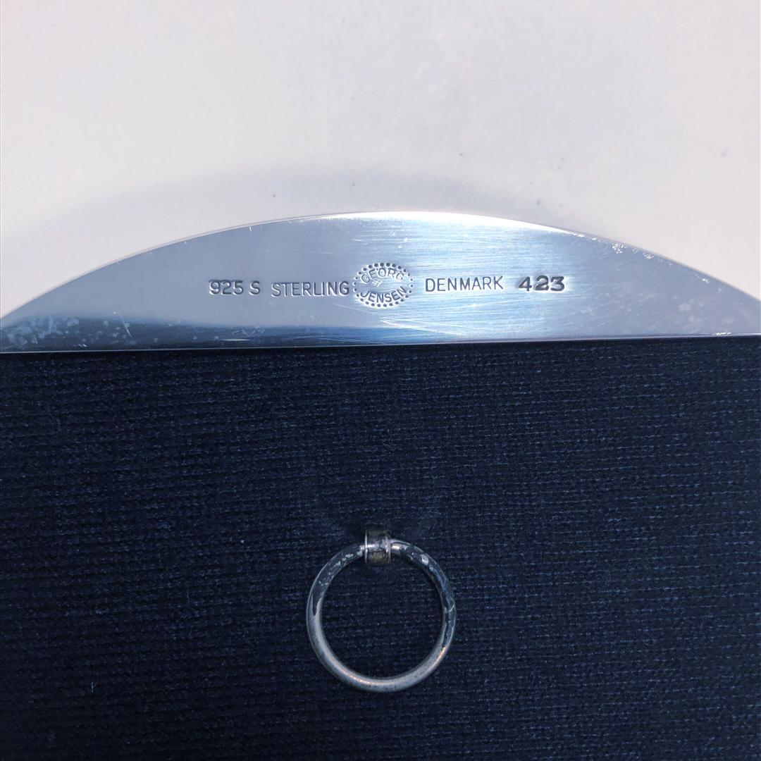 【美品・ケース付き】ジョージジェンセン／オーバル型 フォトフレーム SV925