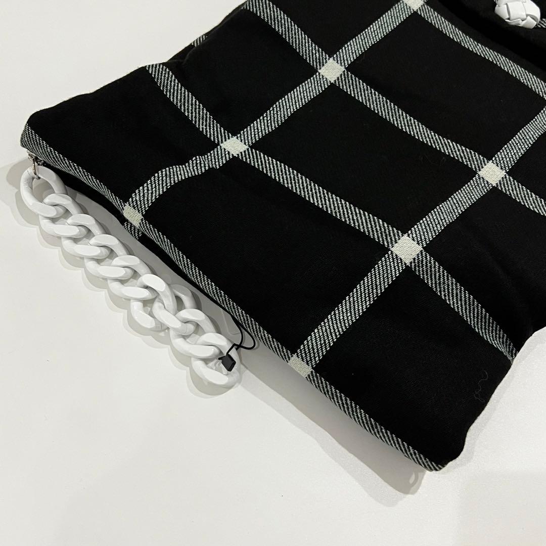 RAF SIMONS ラフシモンズ ショルダー スカーフ 黒