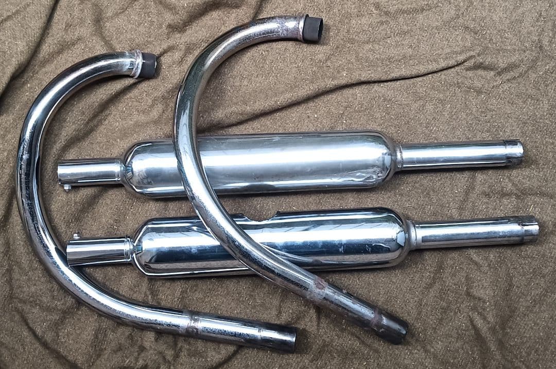 カワサキ　W1sa マフラー　エキパイ　サイレンサー　w1 w1s