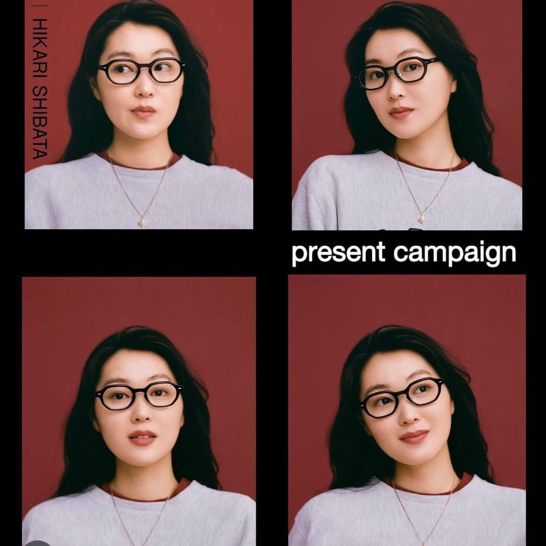 【完売品】Zoff HIKARI SHIBATA ブラウン スモーキーレンズ