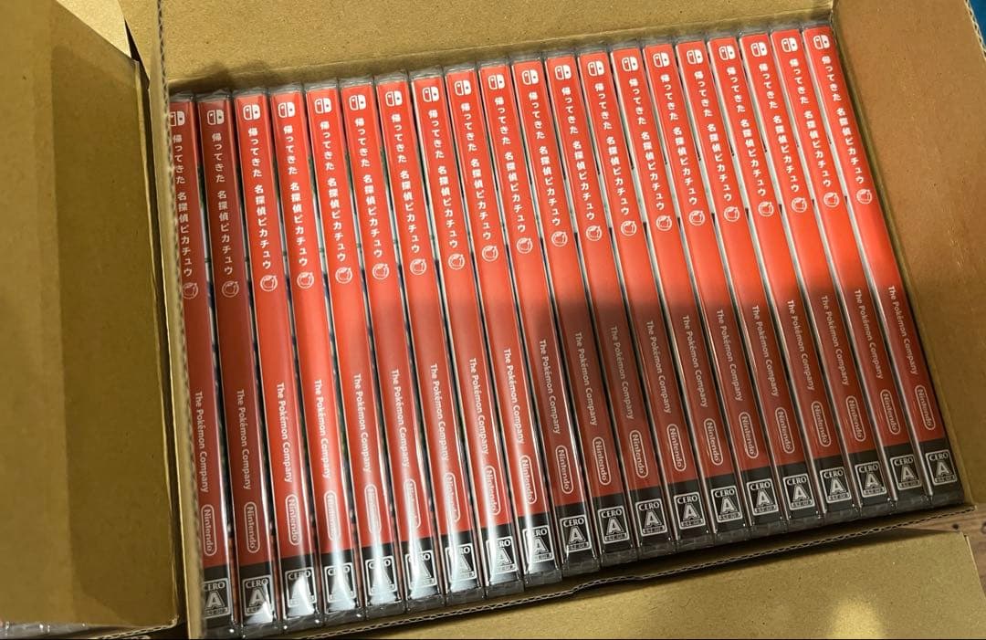 Switch 帰ってきた 名探偵ピカチュウ　新品　未使用　79個　セット売り