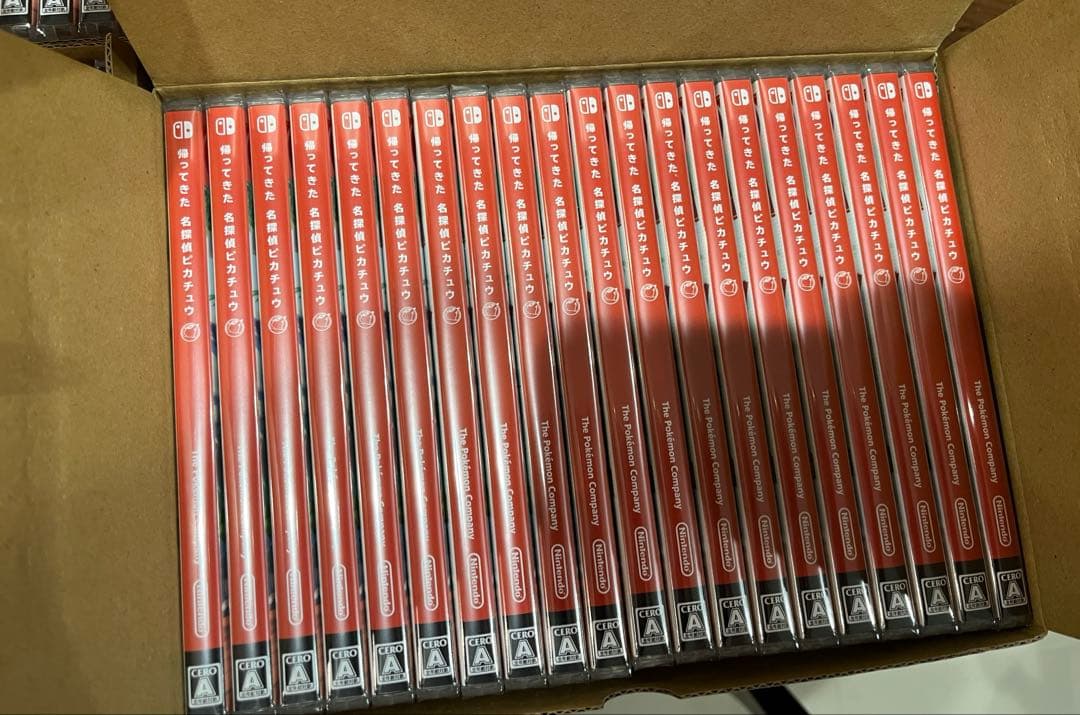 Switch 帰ってきた 名探偵ピカチュウ　新品　未使用　79個　セット売り