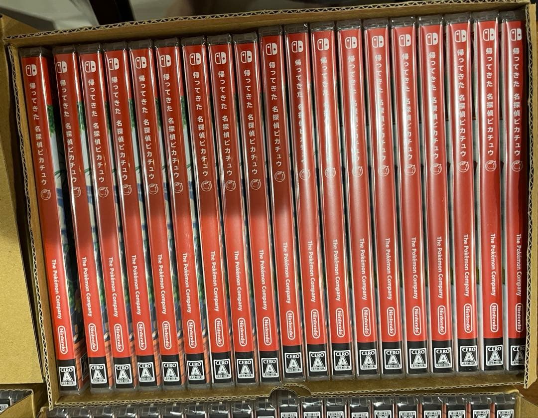 Switch 帰ってきた 名探偵ピカチュウ　新品　未使用　79個　セット売り