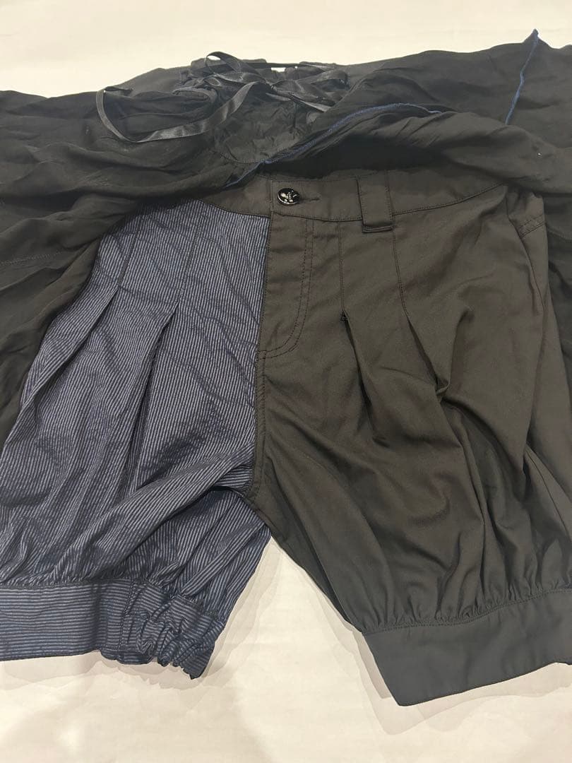 ALGONQUINS アルゴンキン　ショートパンツ　黒　ボーダー　個性的　美品