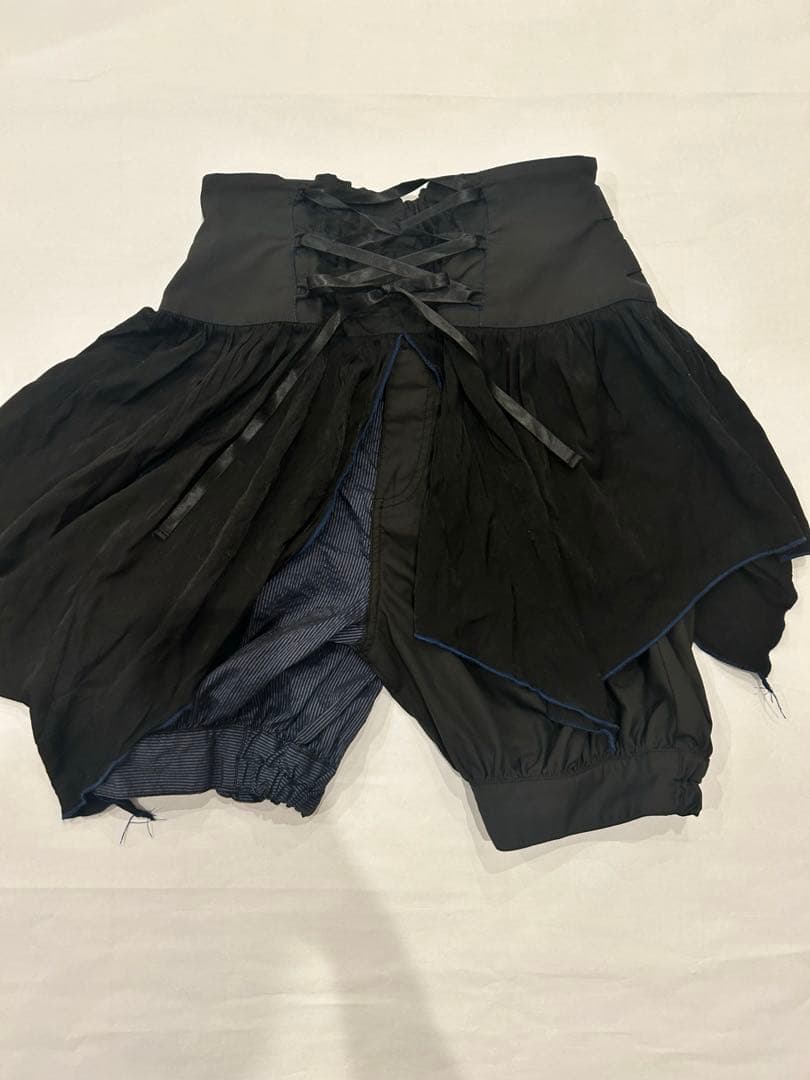 ALGONQUINS アルゴンキン　ショートパンツ　黒　ボーダー　個性的　美品