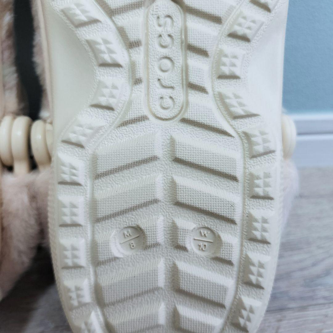 【新品未使用タグ付き】 crocs きゃりーぱみゅぱみゅ ファーサンダル 26