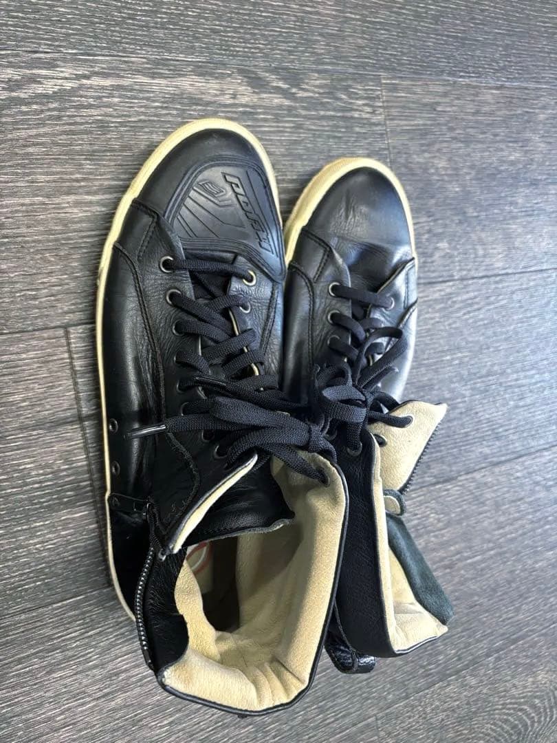 HYF002 HYOD HIGH-CUT RIDE SNEAKERS L 黒