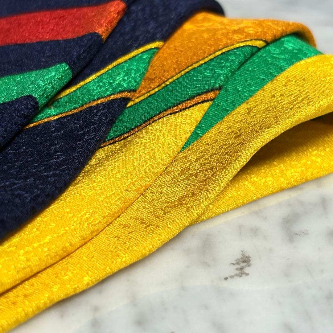 VERSACネクタイ マルチカラー メデューサ柄 総柄