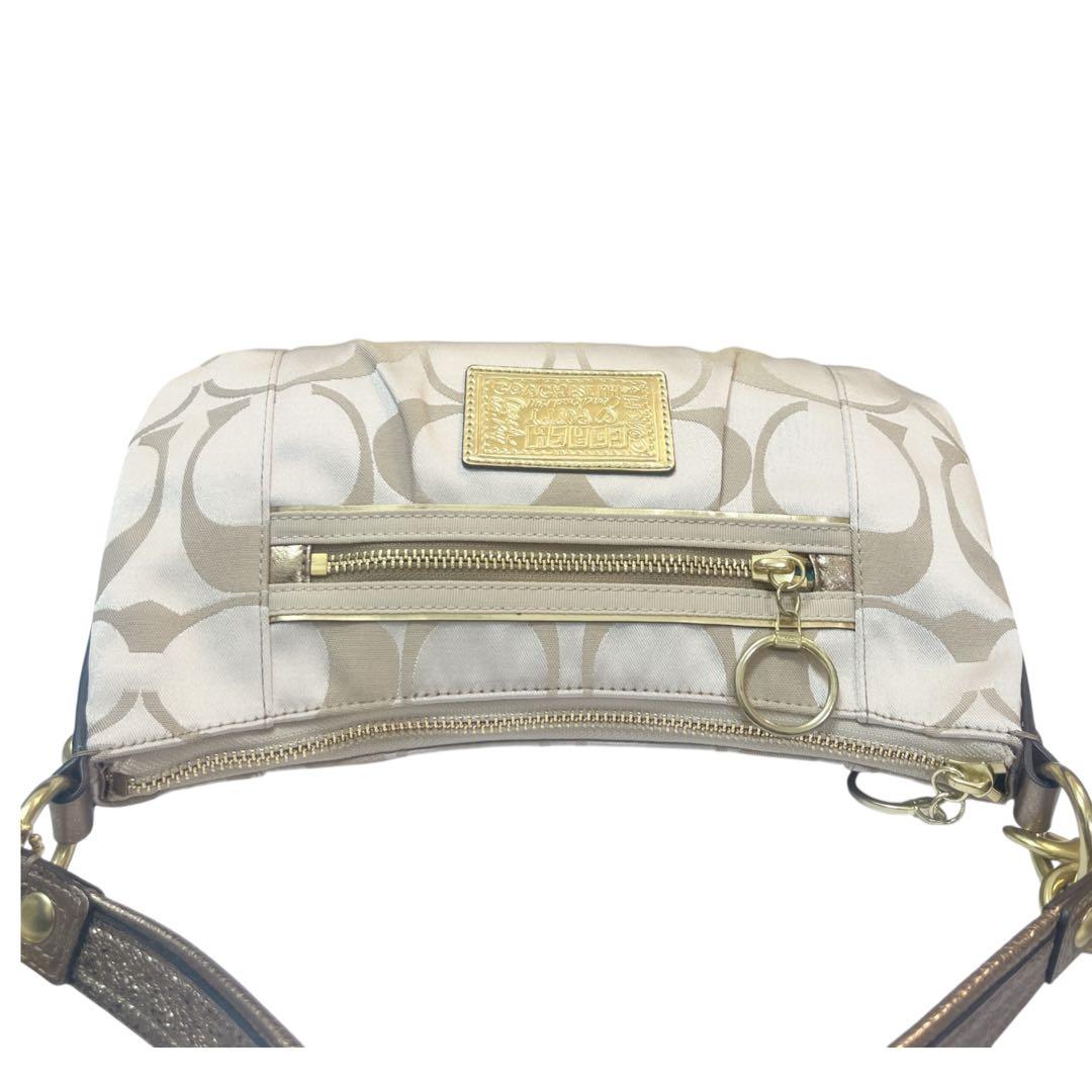 【極美品】COACH ポピー ショルダーバッグ ワンショルダー シグネチャー
