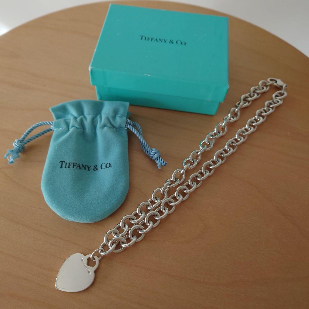 Tiffany & Co. シルバー ハートタグ ネックレス